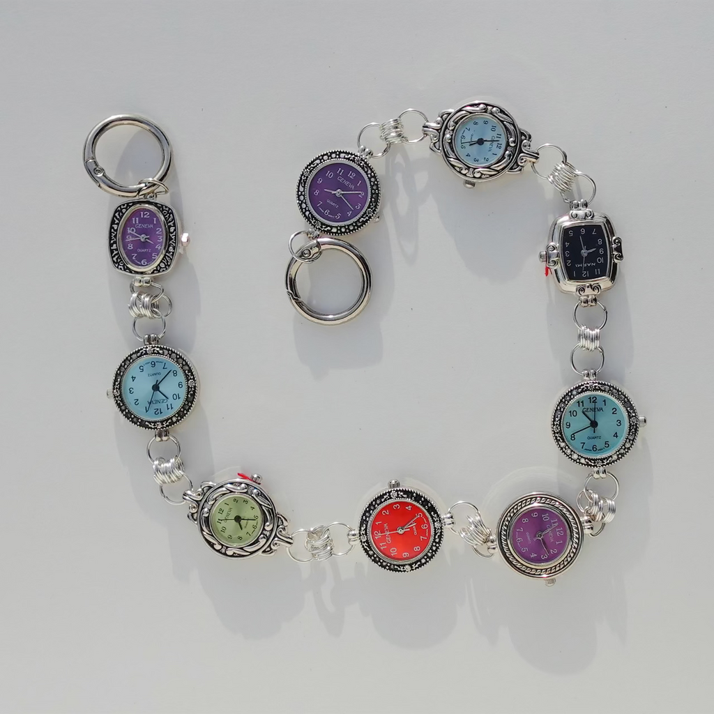 purse strap and/or wallet chain made of watches