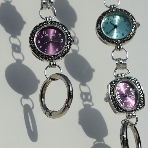 purse strap and/or wallet chain made of watches